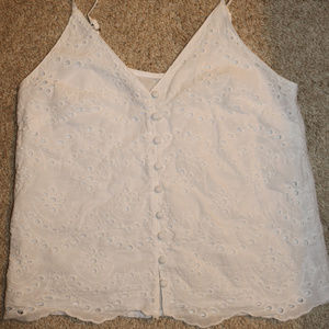 Japna white tank top XS [Brand New]